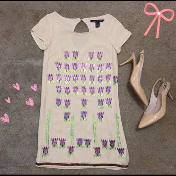 French Connection Video Game Shift Dress - Picture 1 of 6